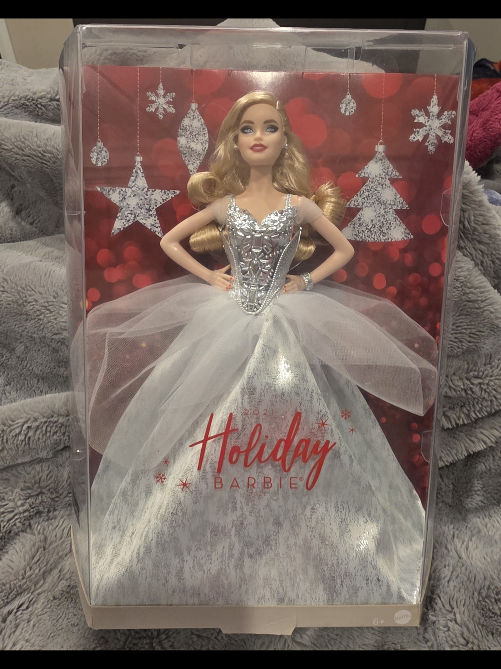 Barbie Holiday Gown Doll in Silver and White
